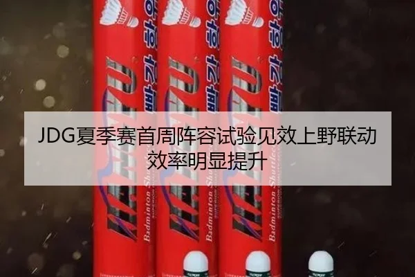 JDG夏季赛首周阵容试验见效上野联动效率明显提升